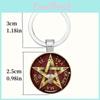 Five Pointed Star Pendant Keychain With Elegant Chinese Style For Festive Occasions And Promotions