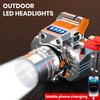 LED Headlight Ultra-bright High Lumens Rechargeable Waterproof Digital Power Display LED Headlamp Camping Lamp