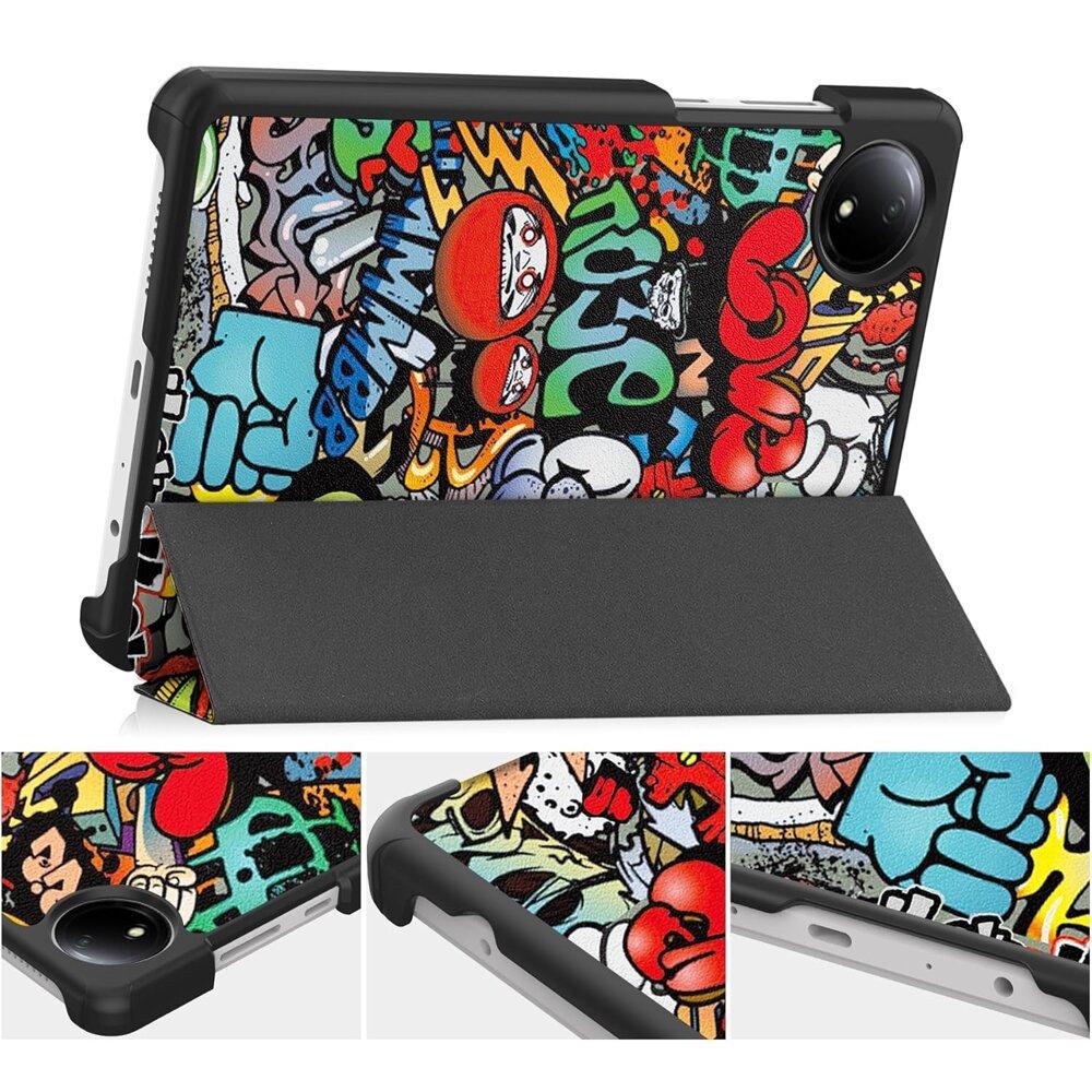 Case for Xiaomi Redmi Pad SE 8.7", Smartcase, graffiti