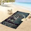 Name Custom Aliens Print Beach Towel, Large Soft Quick Dry Towel for Beach Camping Swimming
