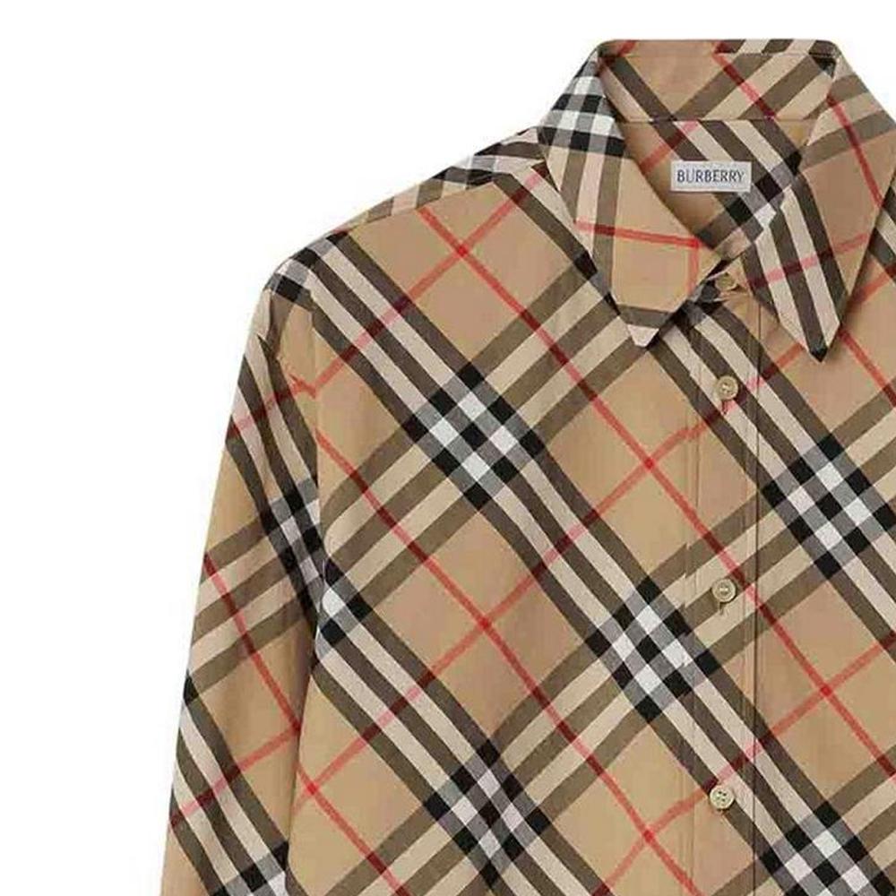 Burberry Shirts Men's Brown Moderate 81061651