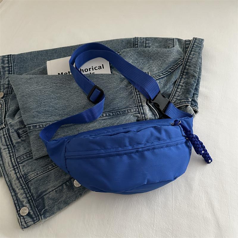 Niche Fanny Pack Повседневная Простая Сумка На Плечо Простая Модная Сумка-Месседжер Нагрудная Сумка Трендовая Спортивная Сумка
