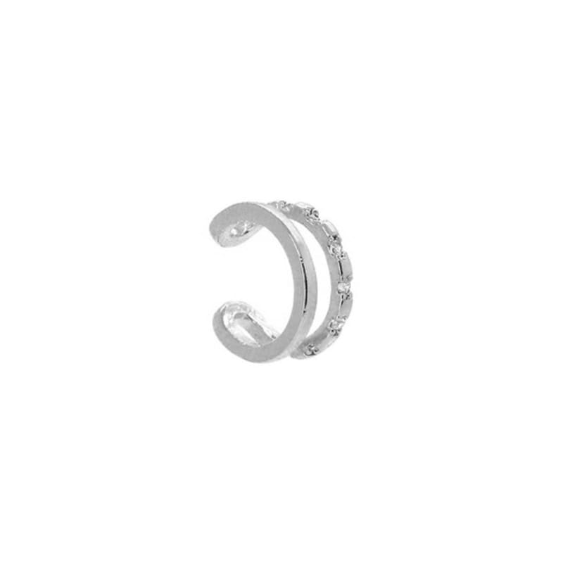 Shertz Double Line Cubic Earcuff (14k)