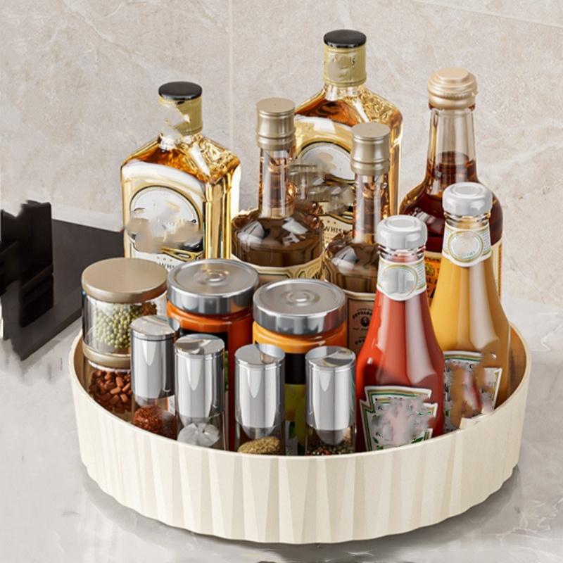 Вращающийся на 360 градусов поднос для специй, вращающееся основание, кухонный органайзер для кухни