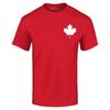 Canada White Maple Leaf Pocket Size T-shirt Candian Shirt