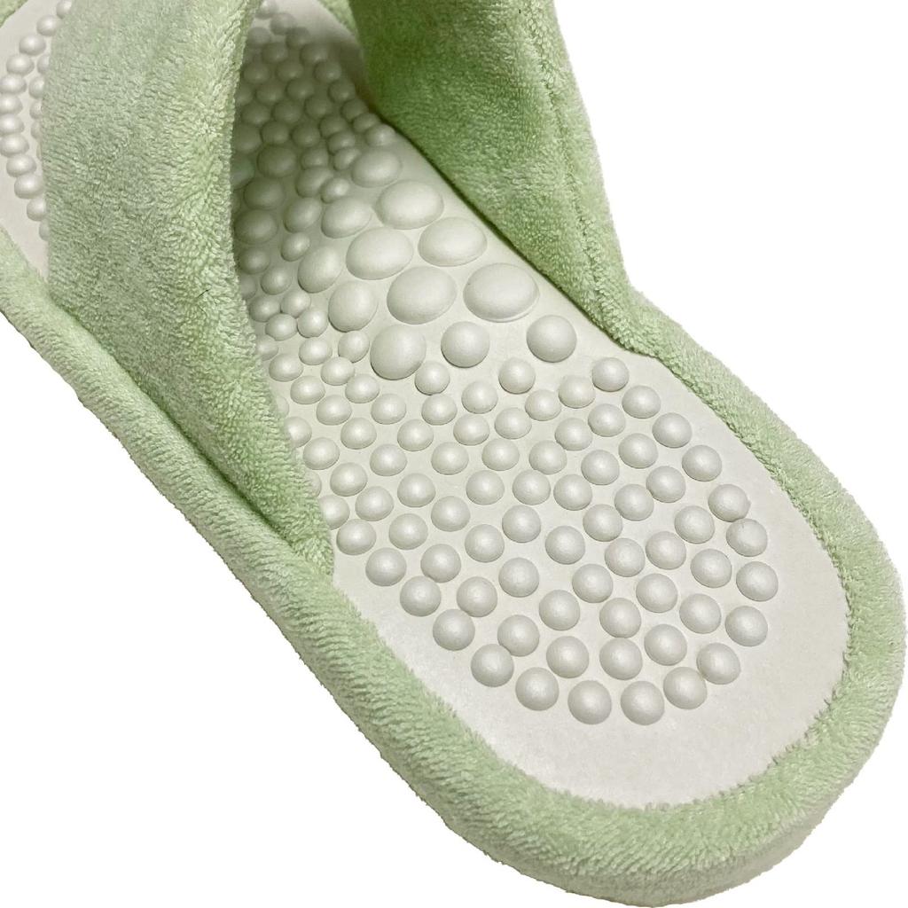 Senko FEELFOOT Health Hanao Green Slippers,