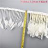 1 метр Белые Черные Перья Фазана для Рукоделия Лента на Тесьме Турция Страус Бахрома Отделка Гусь Марабу Швейная Отделка
