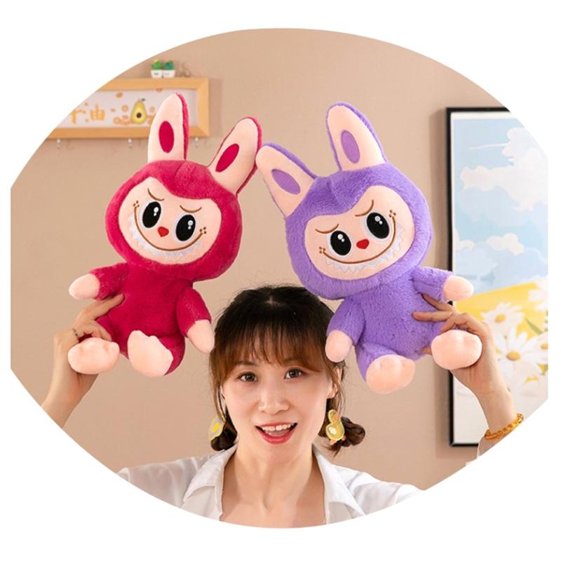1 шт. аниме периферийное украшение ручной работы на стол 25 см игрушка лабубу милые плюшевые куклы модель для детей игрушки подарки
