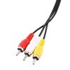 AV Composite Cable  Video  Cord for  N64 with  Thick Flexible Jacket Color Coded Connectors 1.8m Length
