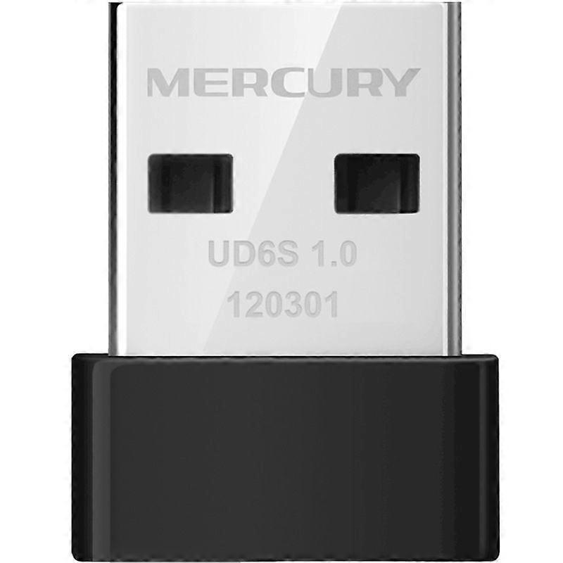 Mercury UD6S dual frequency USB wireless network card wifi receiver transmitter desktop laptop with 650M,2pack