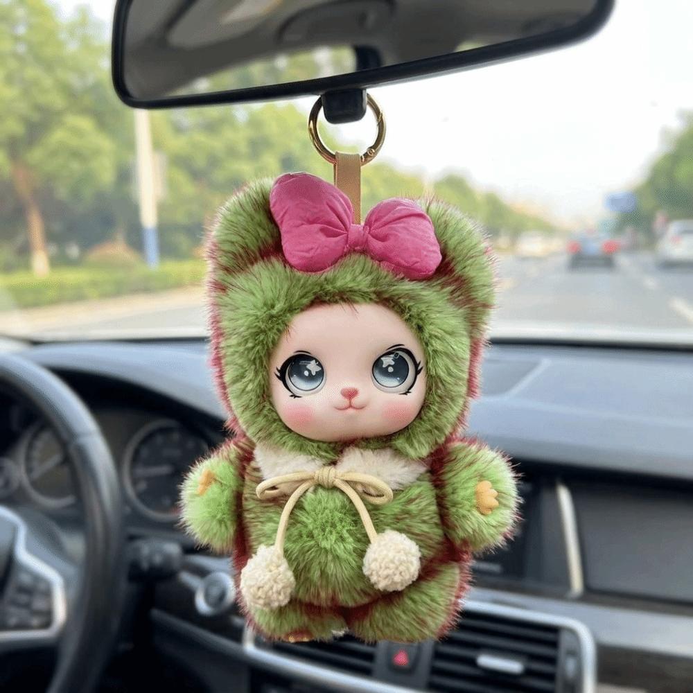 Cute Plush Doll Pendant Sparkling Big Eyes Backpack Decoration Creative Doll Ornament Party Favor