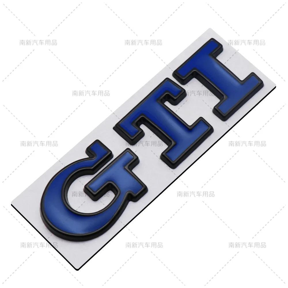 CCU1 For VOLKSWAGEN VW GTI 3D Metal Trunk Badge Sticker Emblem for VW Golf GTI MK2 MK3 MK4 MK5 MK6 MK7 MK8 Polo Badge Accessories