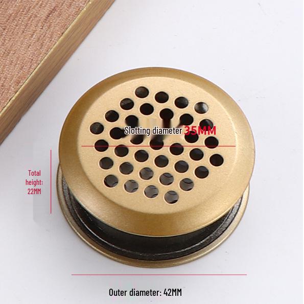 Сетка вентиляционная из нержавеющей стали для шкафов и гардеробов