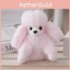 Poodle Cute Plushie Keychain Realistic Animal Shape Gift Backpack Decoration