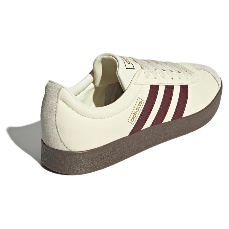 adidas Кеды для скейтбординга VL COURT 2.0 Низкие Унисекс Бежевый Красный Мужские JH5062