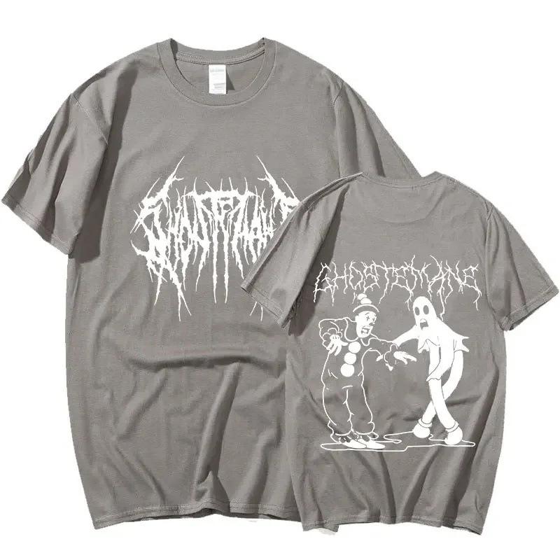Ghostly Woman's Pattern Printed Hip-hop Street T-shirt