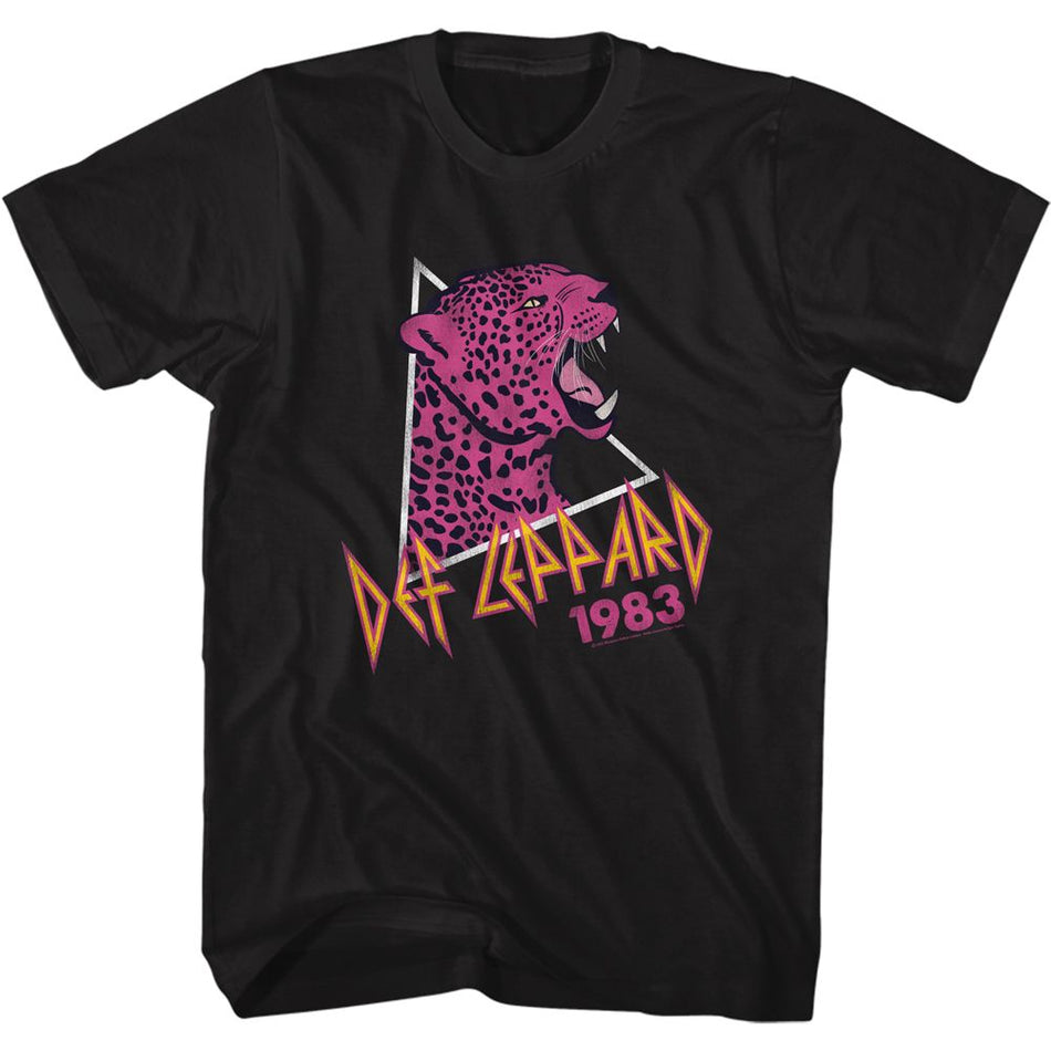 Def Leppard 1983 USTour Футболка Винтажная Уличная Хип-Хоп Мужская Женская Хлопок Короткий Рукав Streetwear Харадзюку Женская Мужская Одежда