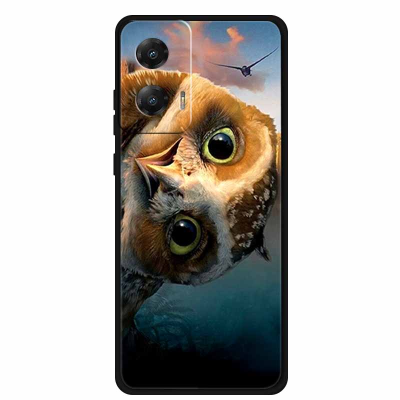 Для Moto G85 5G Чехол ТПУ Животные Мягкий Силикон Задняя Крышка Чехлы Для Телефона Для Motorola Moto E14 MotoG85 Волк Защитный Крутой funda