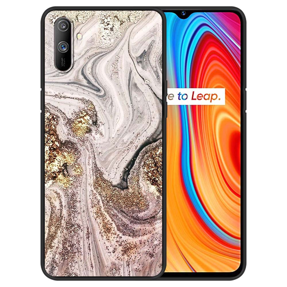 Мягкий силиконовый чехол для Realme C3 6 7 Pro 5 8 XT X50 GT C15 C11 C25 V13 5G C21, задняя крышка телефона из ТПУ, роскошный мраморный узор