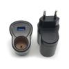 Автомобильный адаптер питания с USB-портом и улучшенной стабильностью напряжения. Преобразователь 220 В в 12 В. 12 В 0,5 А / 5 В 1 А