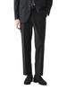 LIFE STORE by Pants SMART Wool Mix No Pleated Slacks ЧЕРНЫЙ [BEAMING BEAMS] МЕРИНОС(р) (Совместимость с настройкой/Обычная посадка) Мужской L_92230189803