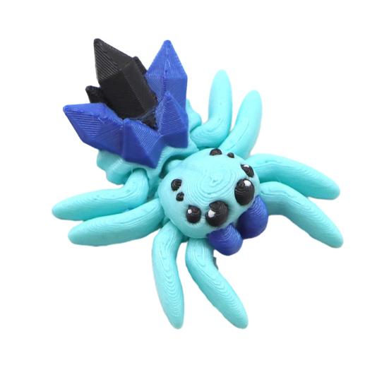 Yousheng 3D Printed Spider Ornament Mini Spider with Movable Joints Colorful Spider Fidget Toy for Kids And Adults Party Favors