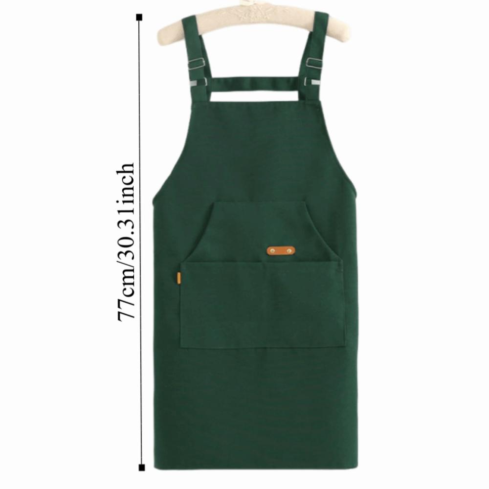 Waterproof Kitchen Cooking Apron Oil-proof Adjustable Dishwashing Cleaning Apron Stain-proof Protective Catering Work Clothes