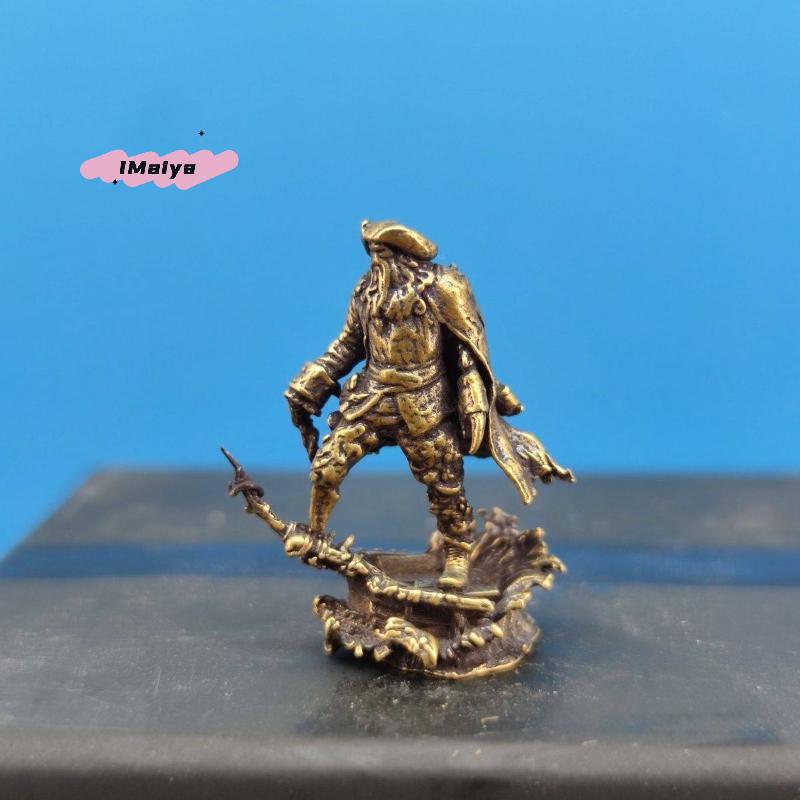 M-1шт Латунный Пиратский Монстр 1/64 Фигурка Миниатюрная Модель для Ландшафтного Дисплея Мини-Фигурки Настольные Украшения Для Дома Офиса