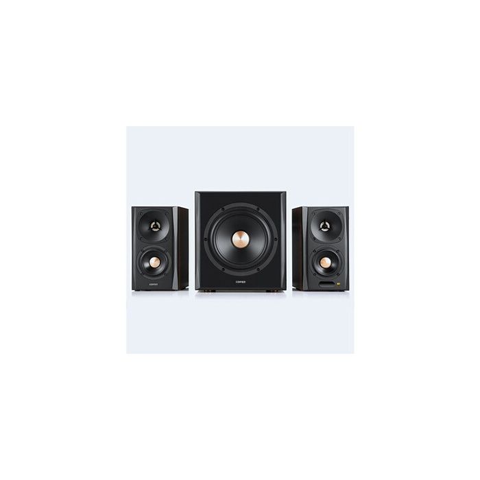 Enceintes Bibliothèque 2.1 - Edifier - S360DB - Bluetooth v4.1 - Caisson de Basse 20,32 cm - Son Sans Fil