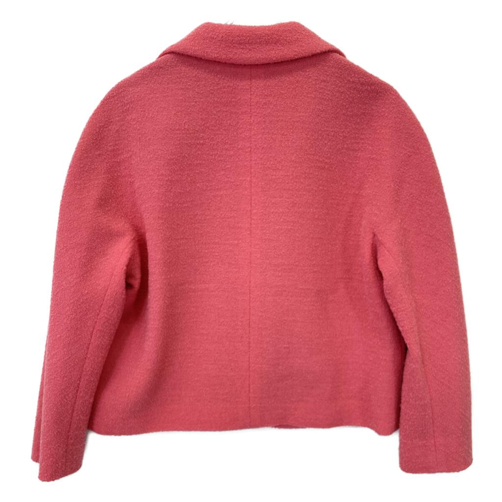 Gucci 619267 Pink Interlocking G Button Tweet Tailored Jacket Jacket 36 pinkUsed