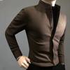 Spring and Autumn Men's Casual Fashion Long Sleeve Shirts