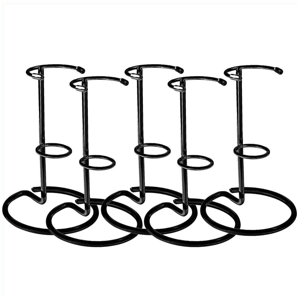 Iron Wand Display Stand Holder Ornament Shelves Pedestal Storage Support for Home Office Decor