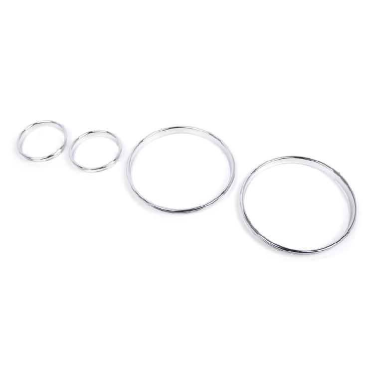 Хромированные кольца для циферблатов спидометра, накладки для E39 E38 E53, стайлинг автомобиля