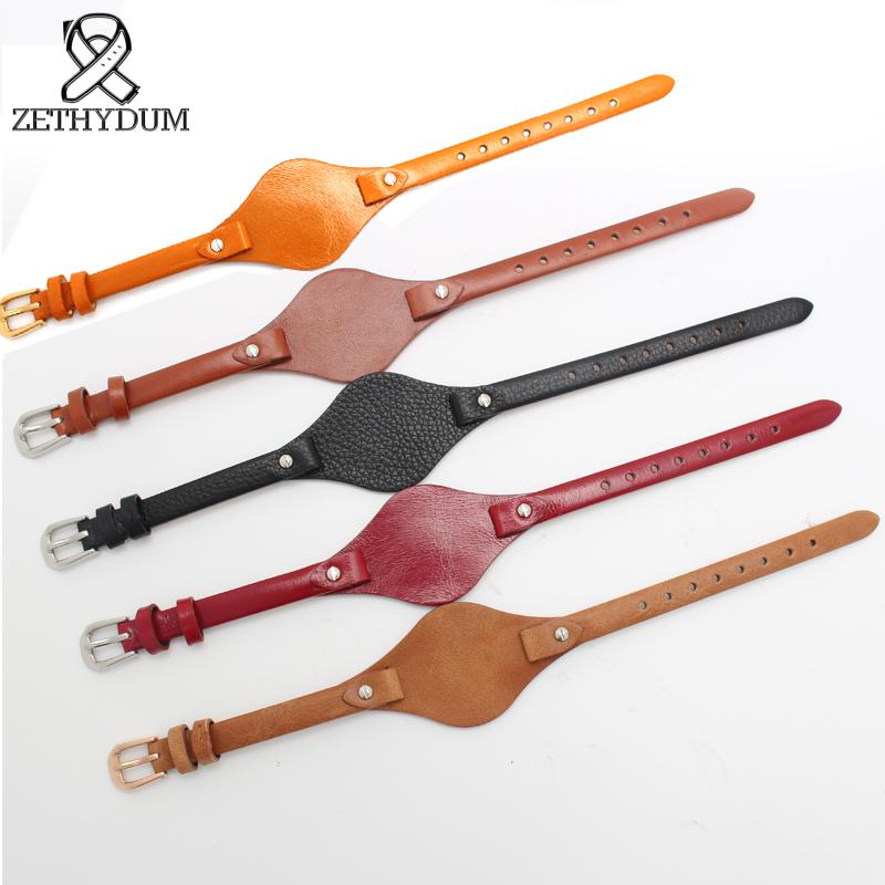 Ремешок для часов из натуральной кожи 8 мм Маленький размер ремешка для часов Fossil ES4119 ES4176 ES3262 3077 ремешки для часов наручные часы ремешок с матовым покрытием