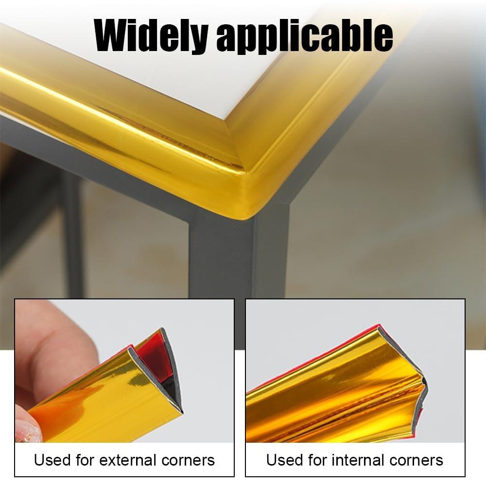 1pc PVC Self-Adhesive decorative strip wall sticker,anti collision Tape bumper guard strip, Furniture edge Wall Corner protector