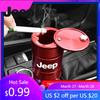 Для автомобиля Jeep Пепельница с крышкой, защита от запаха, металлическая, портативная, подстаканник для Jeep Renegade Compass Grand Cherokee Wrangler Patriot