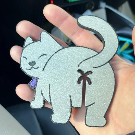 Хлебная клипса «Кошачья попа», напечатанная на 3D-принтере, держатель для пакетов для любителей кошек