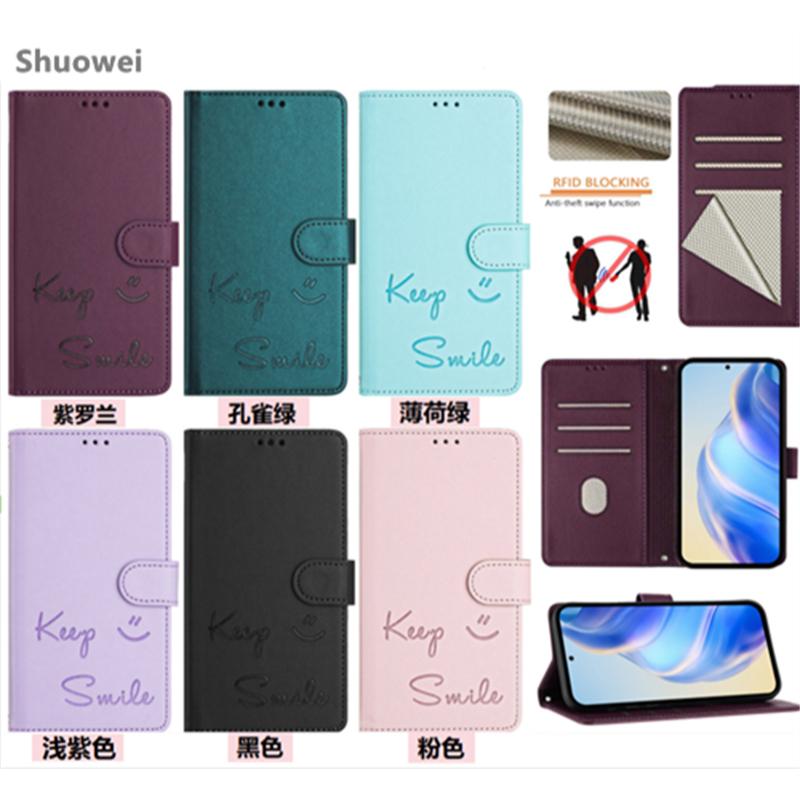 For Huawei P20 P30 P40 P50 Lite Pro 4G Case Flip Leather Wallet Cover Card Slot Stand Wrist Strap