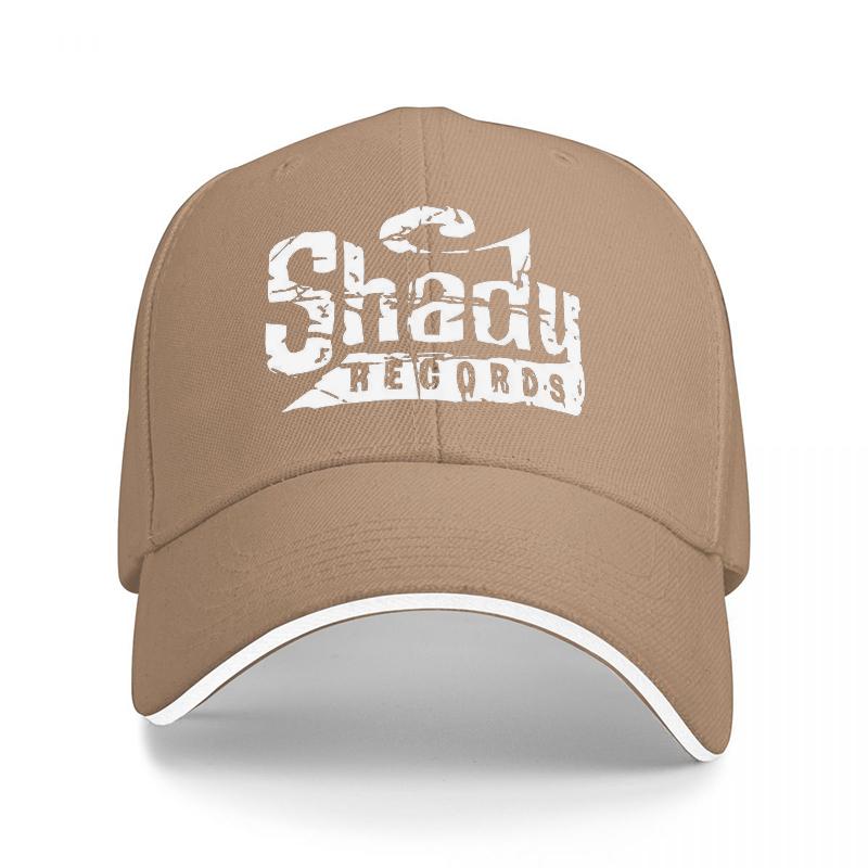 Черная Бейсболка с Логотипом Shadow Records, Белой Отделкой и Смелым Графическим Дизайном для Музыкальных Фанатов и Любителей Стритвира