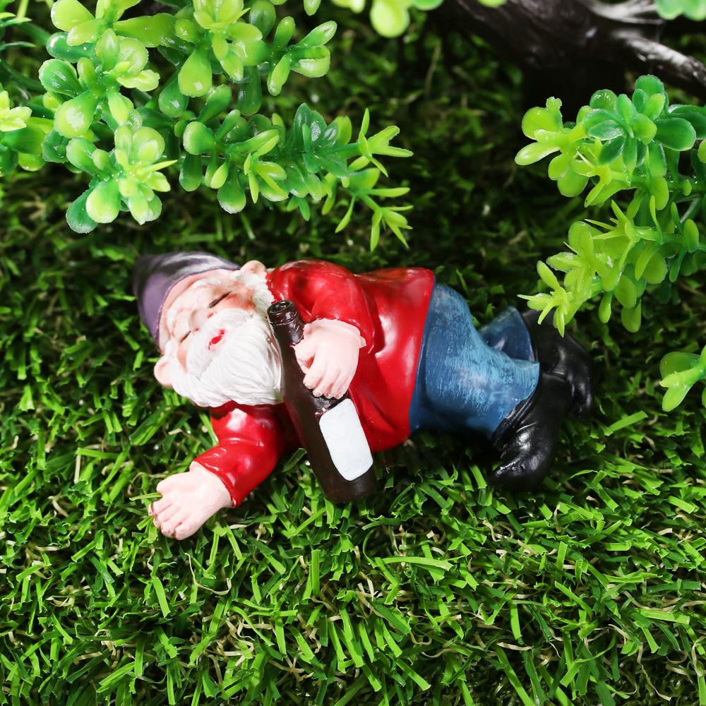 Gift Drunk Elves Funny Peeing Elf Miniature Gnomes Fairy Garden Dwarf Figurines Micro Landscape