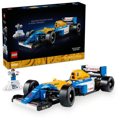 LEGO Icon Williams Racing FW14B & Найджел Мэнселл 540 деталей Игрушка, Подарок на день рождения, Рождество, Строительные блоки, Транспортное средство, Автомобиль, Миниатюрный автомобиль, 10353