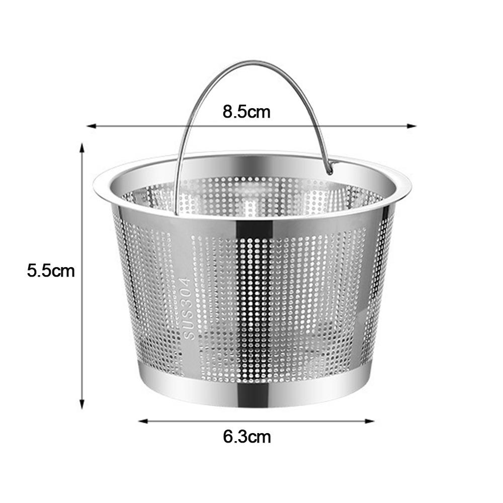 Stainless Steel Sink Strainer Round Shape Anti-blocking Drain Stopper Mesh Hair Catcher Floor Waste Filter Net