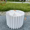 Wedding & Event Origami Dessert Display Stand - Round Foldable Columns for Cakes and Ornaments