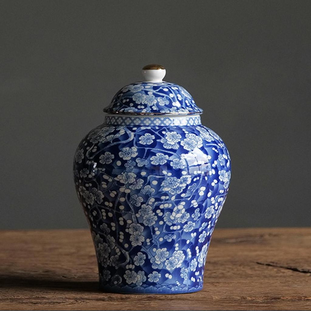 Керамическая банка для имбиря, универсальная ваза, фарфоровая банка для хранения, банка-храм
