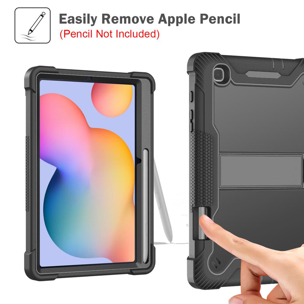 Anti-Slip Hybrid Case Universal For Samsung Galaxy Tab S6 Lite 10.4 2024 2022 2020 SM-P620 P625 P613 P619 P610 P615 Stand Cover