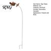 Decorative Metal Stakes for Yard Wrought Iron Hummingbird Flower Garden Stake, Art, Weatherproof Inserts Anti-Rust Decor Sign Balcony Windowsill