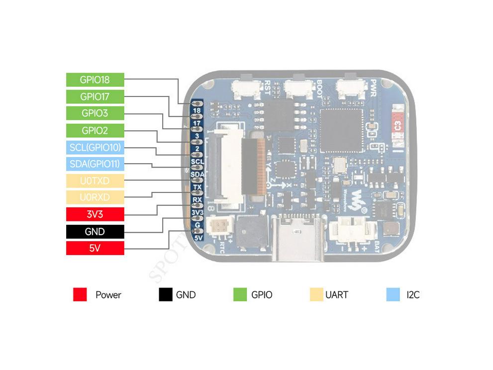 1,69-дюймовый круглый сенсорный ЖК-дисплей с ESP32-S3, WiFi, Bluetooth и гироскопическим датчиком QMI8658