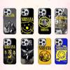 L-К сожалению Nirvana R-Рок-группа Чехол для телефона Для iPhone17,16,15,14,13,12,11 Plus,Pro Max Цветной Посеребренный Внутренняя крышка