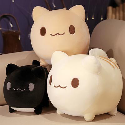 3-цветная милая плюшевая игрушка-кошка, мягкая пушистая кошка с рыбьим хвостом, кавайная кошка, мягкая кукла, игрушки для детей, подарок на день рождения, декор для комнаты