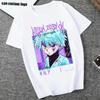 Fashion Anime Hunter X Hunter Killua Zoldyck T Shirt Women Casual Harajuku Short Sleeve Crew Neck Unisex T Shirt Women Clothing